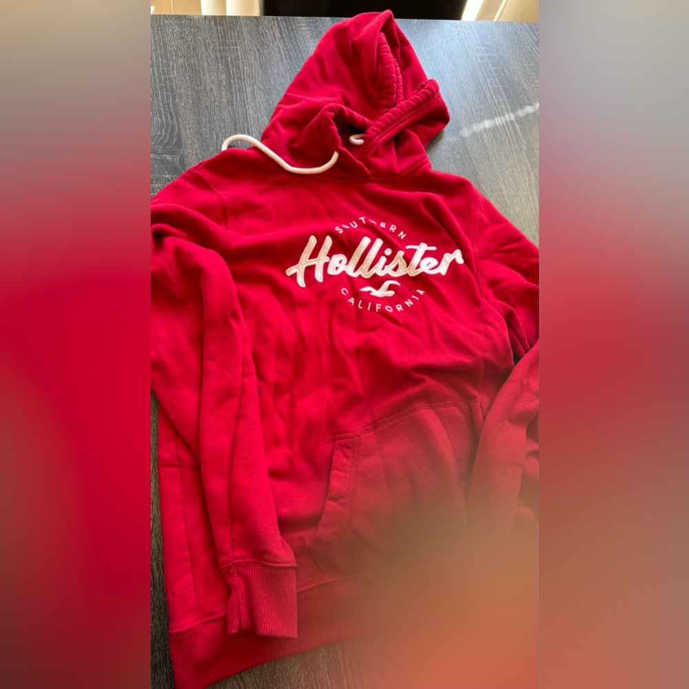 Red Hollister hoodie